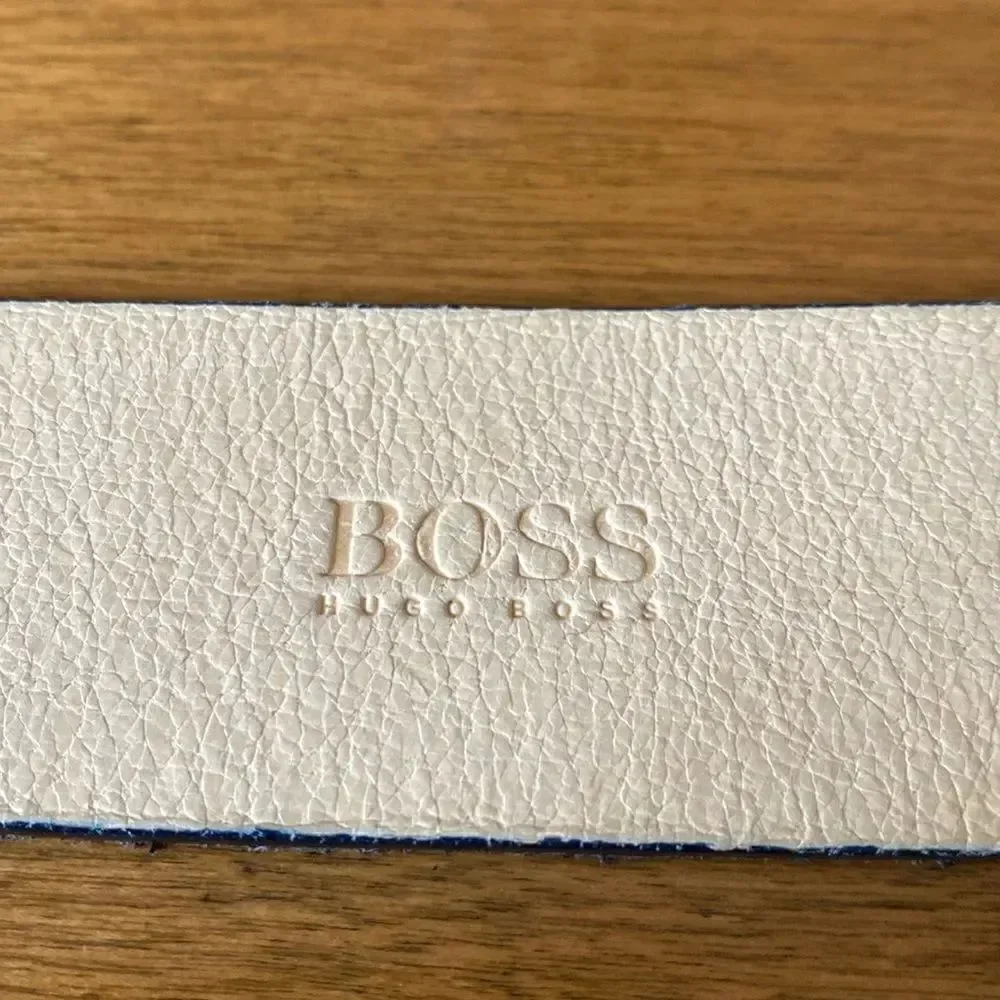 Hugo Boss suede belt